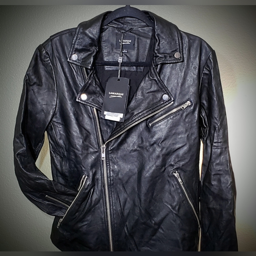 Laramarque NWT Leather biker jacket. Women's size S